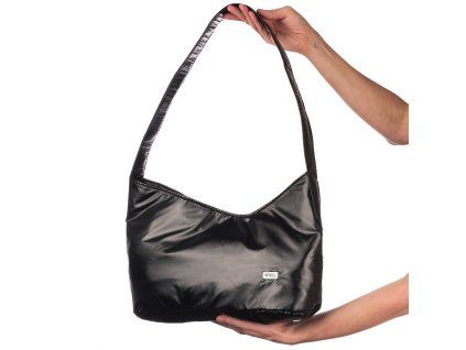 KUK 7585 kabelka little shopper černý šusťák