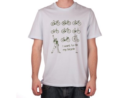 KUK 0810 pánské tricko cyklista kolo