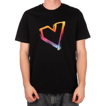 KUK 0823 pánské tricko rainbow heart line