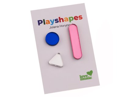 KUK 0329 playshapes zrcadlové náušnice