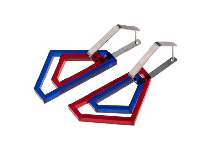 penta frame KUK 0234 zapinaci nausnice z chirurgicke oceli plexiskla ceska vyroba design lovemusic