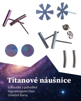 🌌 Titanové náušnice jsou zpět – a s novou kolekcí Lehounké jako nic, odolné, s vesmírným zbarvením, co se nikdy neoloupe –...